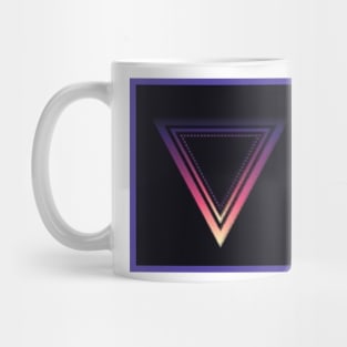 inverted triangle glow Mug